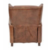 Grampians Aged Leather Reclining Chair - Tan