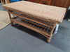 Balmain Coffee Table | Distressed Baltic Rattan