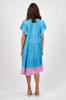 Bianca Dress - Dali Print - Blue | Naudic