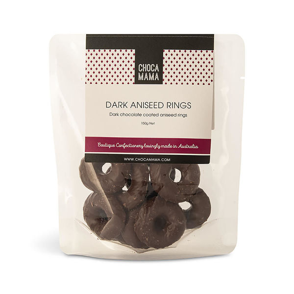 Dark Aniseed Rings 150g | Chocamama