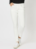 Frankie Pull On Slim Leg Jean - Ivory | Threadz