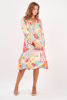 Molly Dress - Guildford Print Pink | Naudic