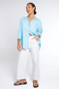 Boyfriend Linen Shirt  - Pretty Light Blue | The Hut