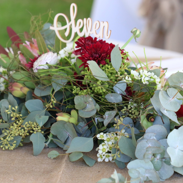 Native Seasonal Burgandy | Centrepieces