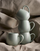 Hug Me Mugs - Matte Eucalyptus (Set of 4) | Robert Gordon