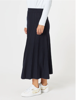 Kate Long Knit Skirt - Navy| Gordon Smith