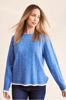 Cable Knit Sweater - Denim | Seesaw