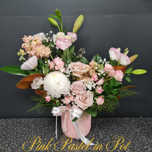 Pink Pastel in Pot | Seasonal Ceramic