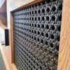 Lark Entertainment Unit | Black Rattan