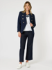 Hudson High Rise Wide Leg Jean - Dark Denim | Gordon Smith