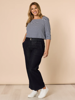 Hudson High Rise Wide Leg Jean - Dark Denim | Gordon Smith