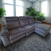 3 Seater Chaise- Licorice |  Callao