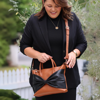 Charlotte with a Bow - Tan/Black | LIV & MILLY