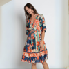 Wazuka Tie Dress - Navy | Lula Soul
