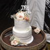 Toffee & Quicksand Rose | Cake Topper
