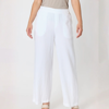 Lino Wide Leg Pant - White | Gordon Smith