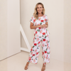 Palazzo Wide Leg Pant - Roses | Seesaw