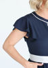 Lucilla Dress - Navy | Liv & Milly