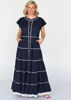 Lucilla Dress - Navy | Liv & Milly