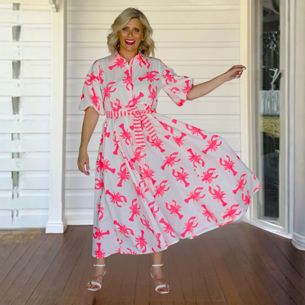 Victoria Lobsters - Neon Pink| Liv & Milly