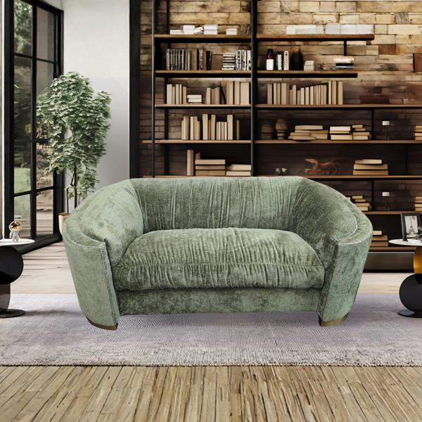 Duomo 2 Seater Sofa | Chenille Sage Fabric