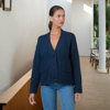 The Shoreline Cardigan- Navy | Namastai