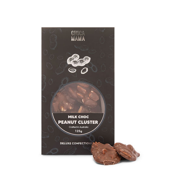 Milk Chocolate Peanut Clusters - 125g  | Chocamama