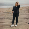 Heavenly Fleece Windcheater- Deep Ocean | Talamaya
