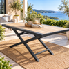 Everly Adjustable Table | Teak/Aluminium